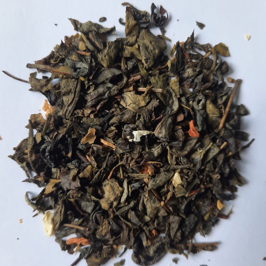 Фото Зеленый ароматизированный чай с жасмином 100 гр.