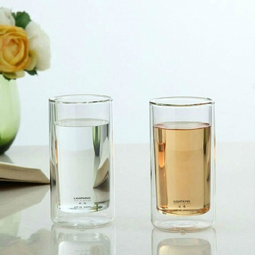 Набор стаканов с двойным стеклом №12 2 шт. (300 мл)